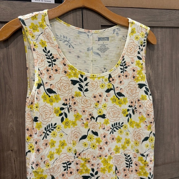 Duluth Small To 'n' Flow Maxi Dress Floral Sleeveless  Pockets - Picture 6 of 11
